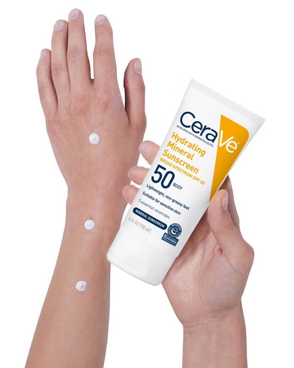 CeraVe Hydrating Mineral Sunscreen SPF 100 – Lightweight Sun Protection for Healthy Skin